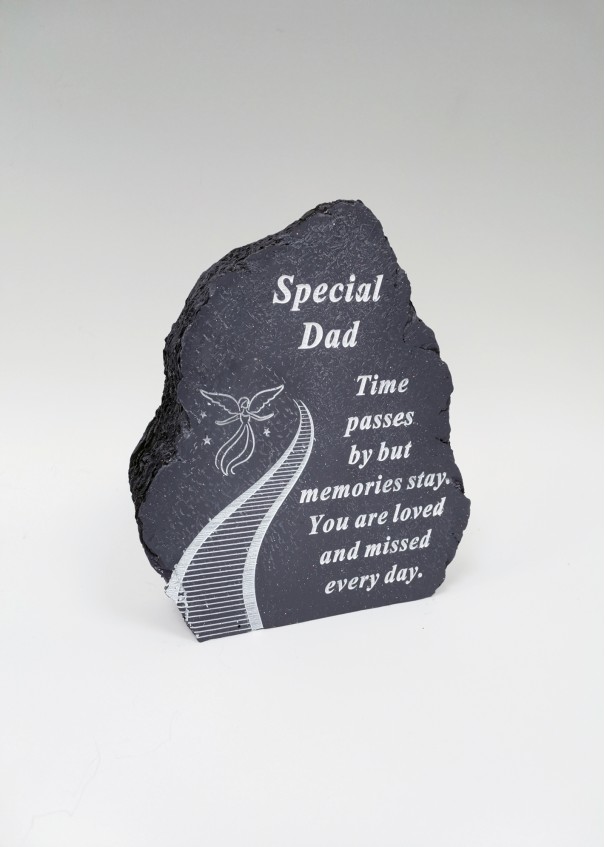 Grave ornament DAD stairway rock Beechmount Garden Centre