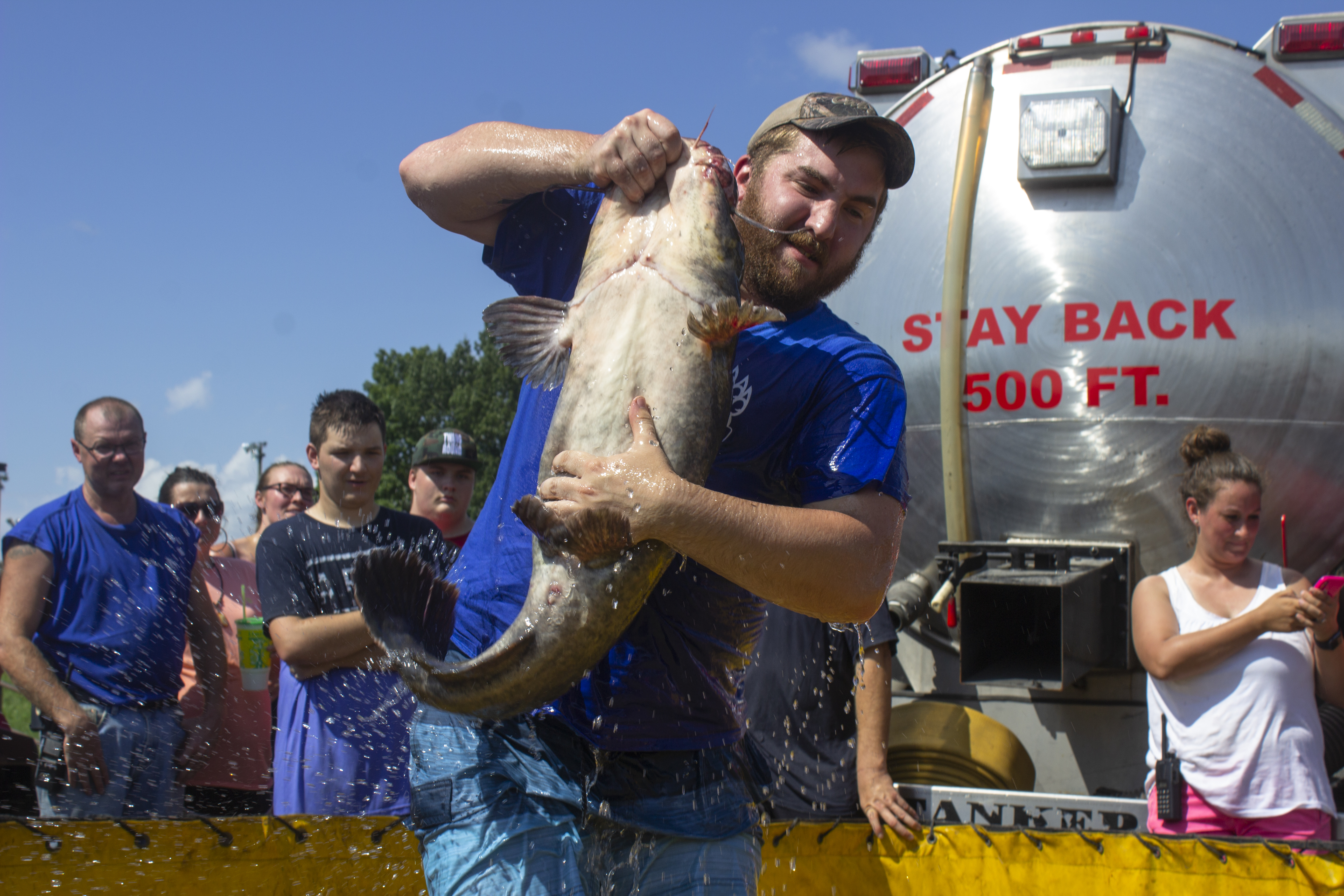 Catfish Festival's first ever Catfish Wrastlin' Beech Tree News Network