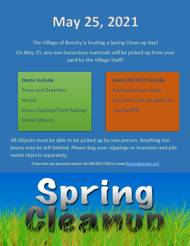 Spring Cleanup 2021 Beechy, Saskatchewan