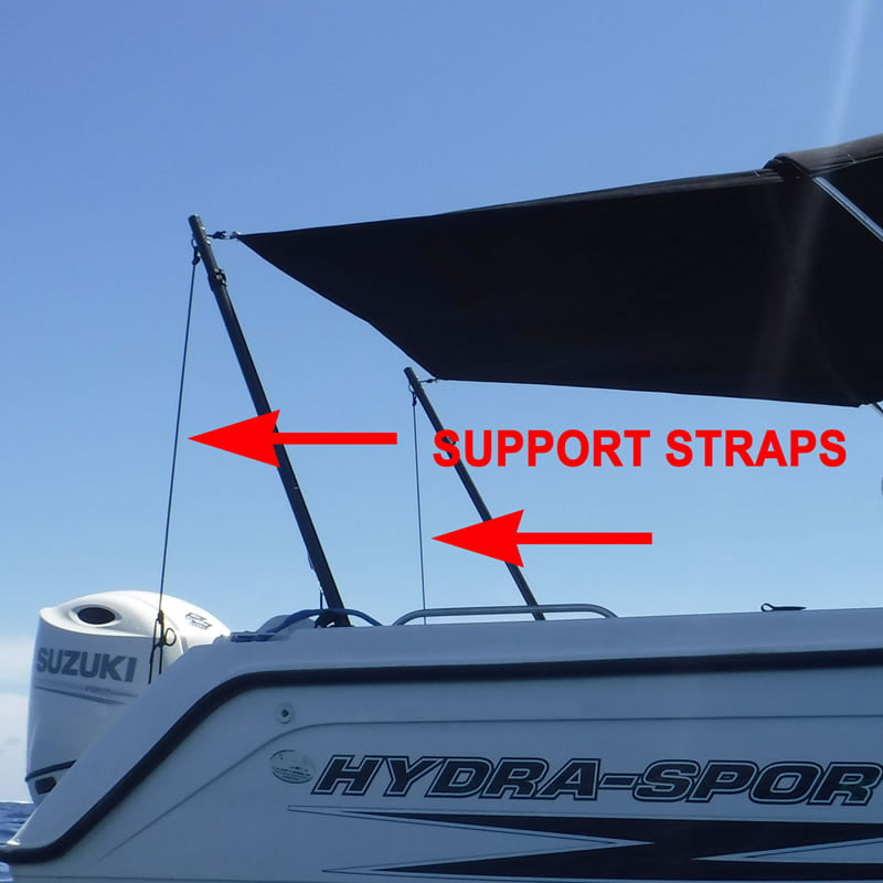 Boating & Water Sports Toys & Games aft shade Carbiepoles are