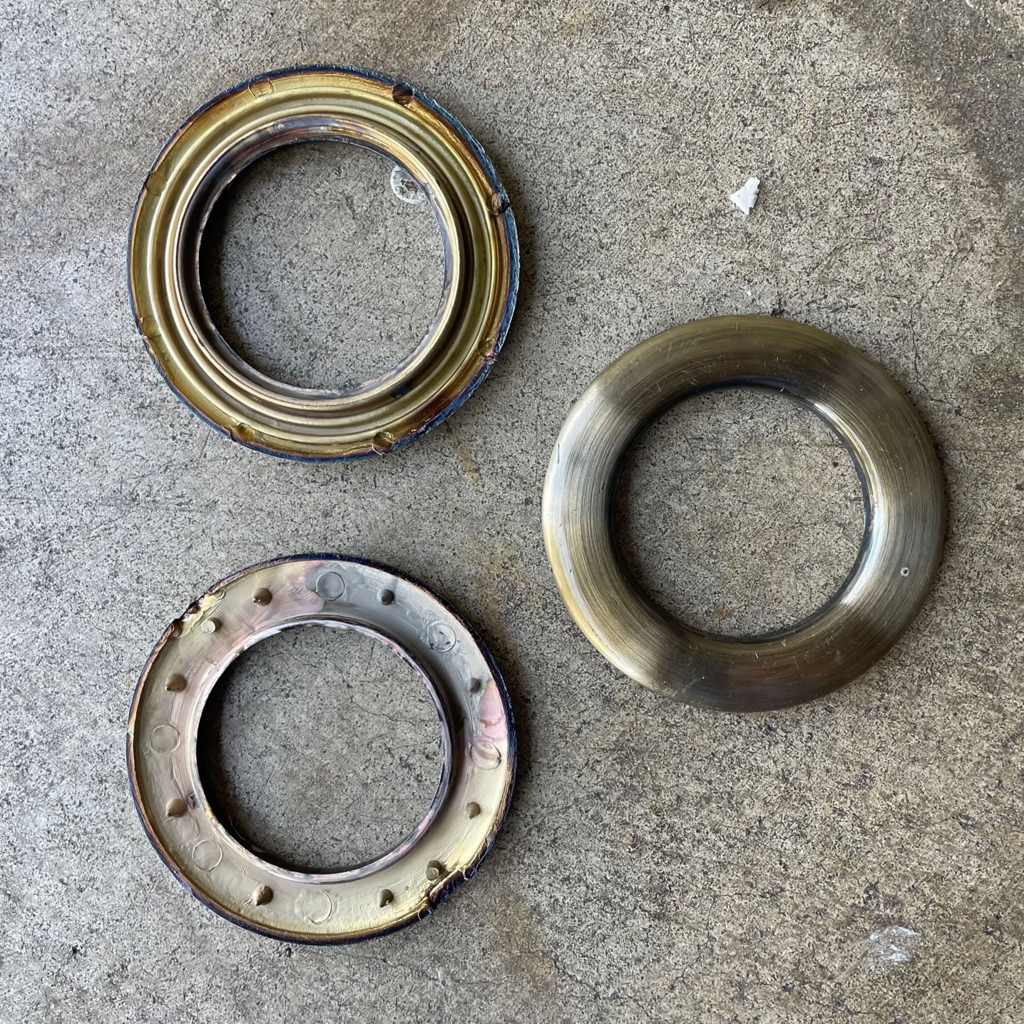 Antique Brass Curtain Grommets Bee Clean Marine