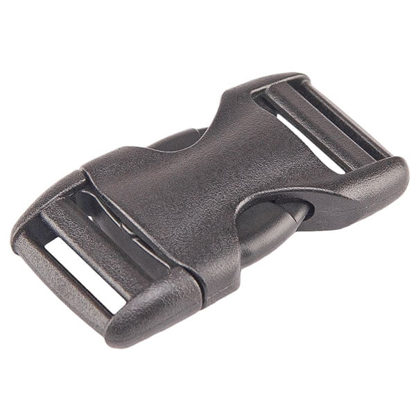 Side Release Buckle 1' Black 10 pcs Bee Clean Marine