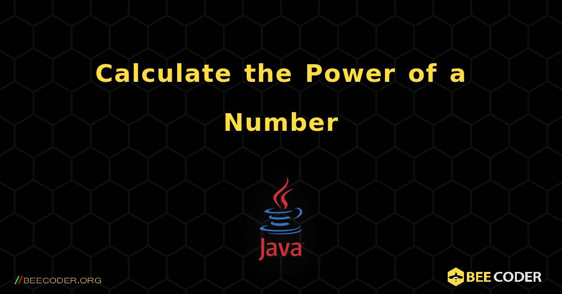 Calculate the Power of a Number, Java 🐝 / Coder