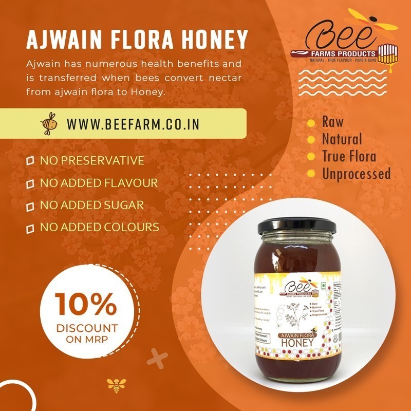 Ajwain Honey / Carom Honey Beefarm.co.in Ajwain Flora Honey