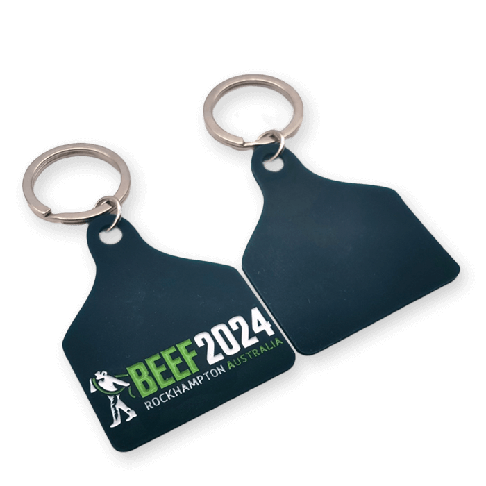 Beef 2024 Cattle Tag Keyring Beef Australia Ltd