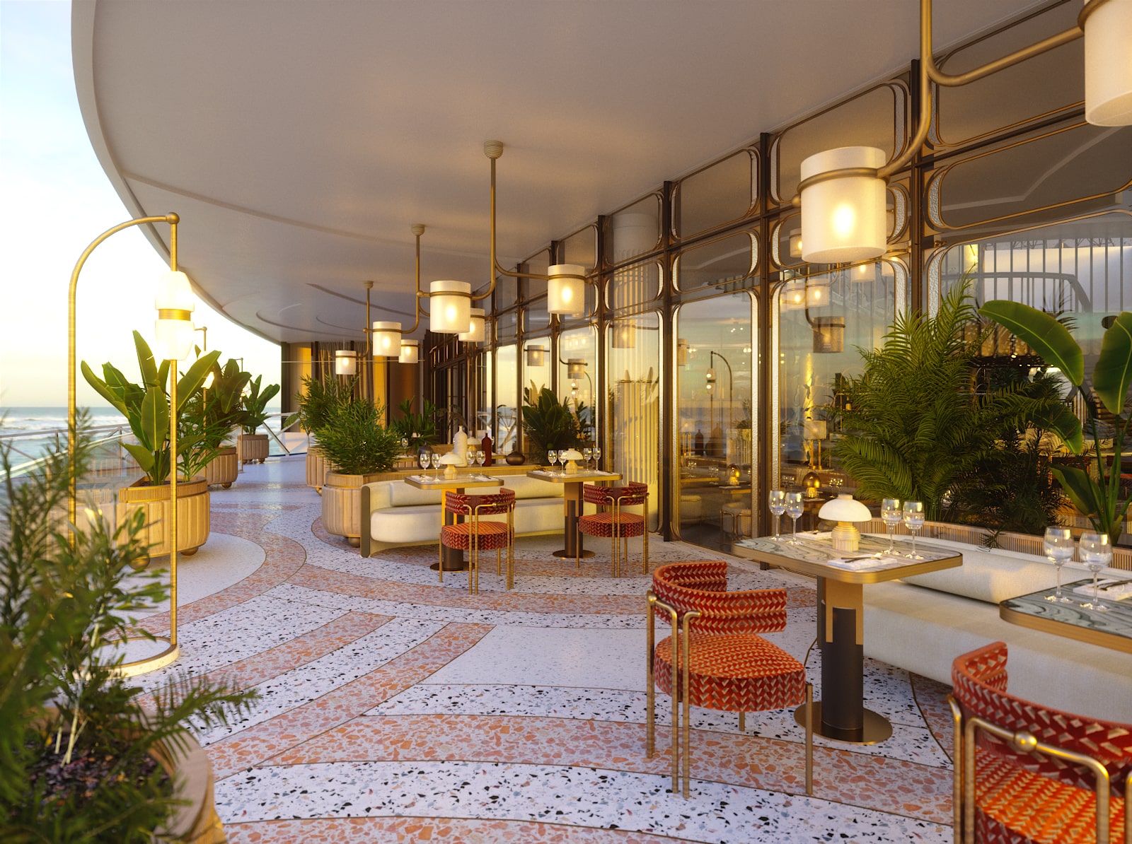 Beefbar Doha inside the Lusail Yacht Club Qatar