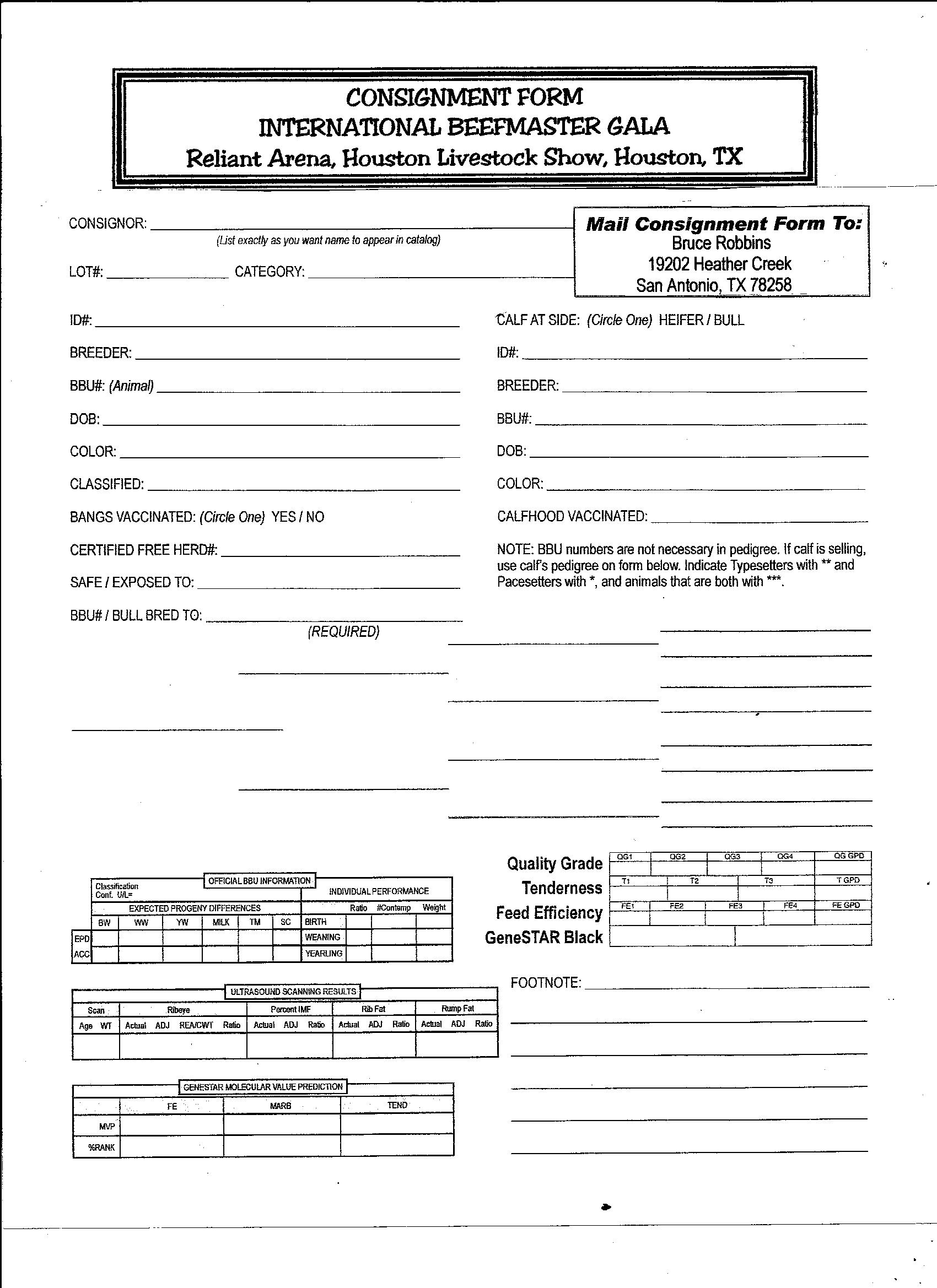 Waste Consignment Note Template
