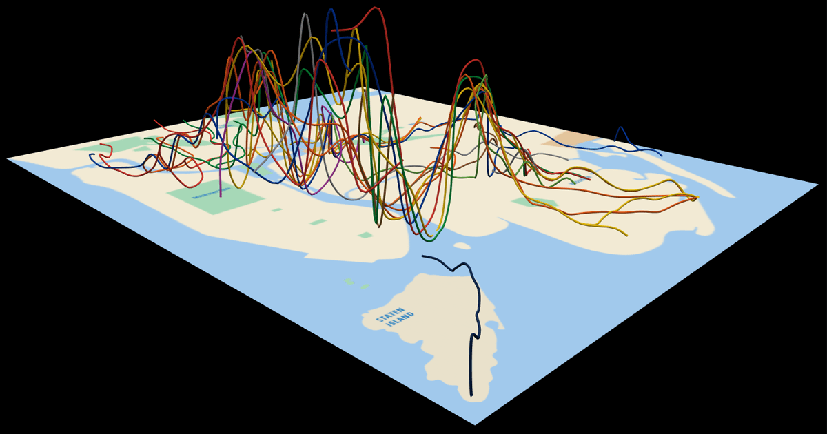 Nyc Subway Above Ground Map The Subway Above Ground NYC Subway Inequality Map
