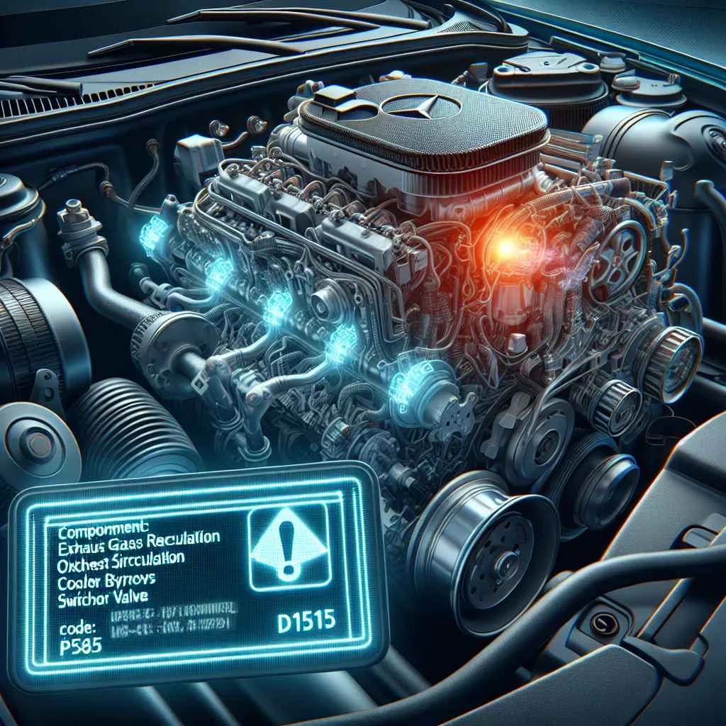 P1515 Mercedes: Component Y85 (Exhaust gas recirculation cooler bypass