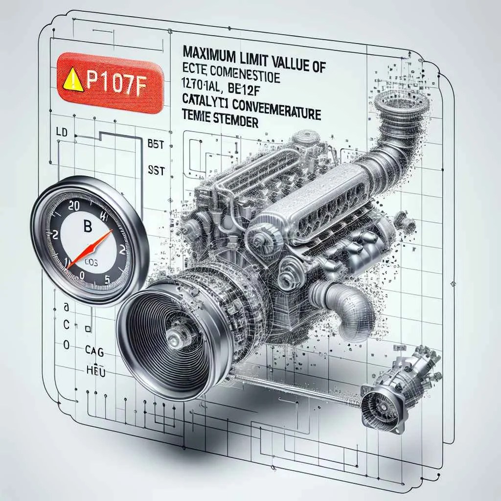 P107F Mercedes The upper limit value of component B19 (Catalytic