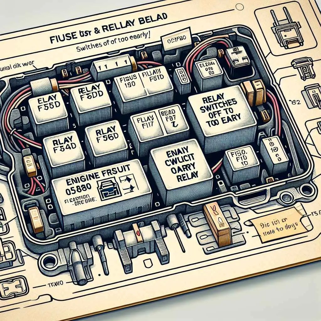 P1180 Mercedes Relay F58kD (Engine circuit 87 relay) of component F58