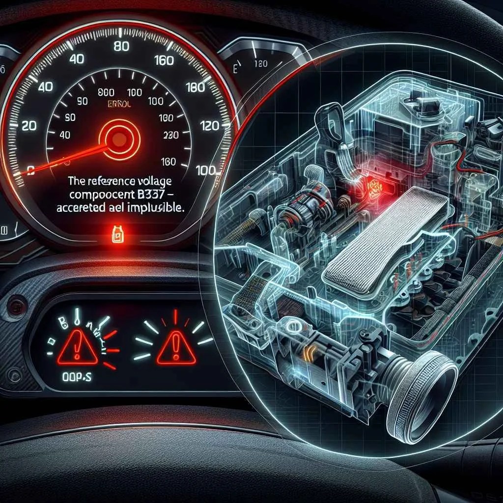P1020 Mercedes The reference voltage of component B37 (Accelerator