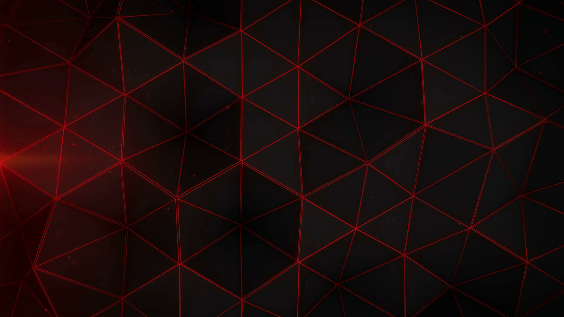glowingredtrianglepolygonsbackgroundloopable4kuhd