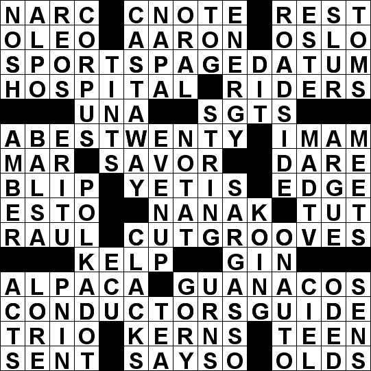 Free Crossword 121 "Keeping Count" Beekeeper Crosswords