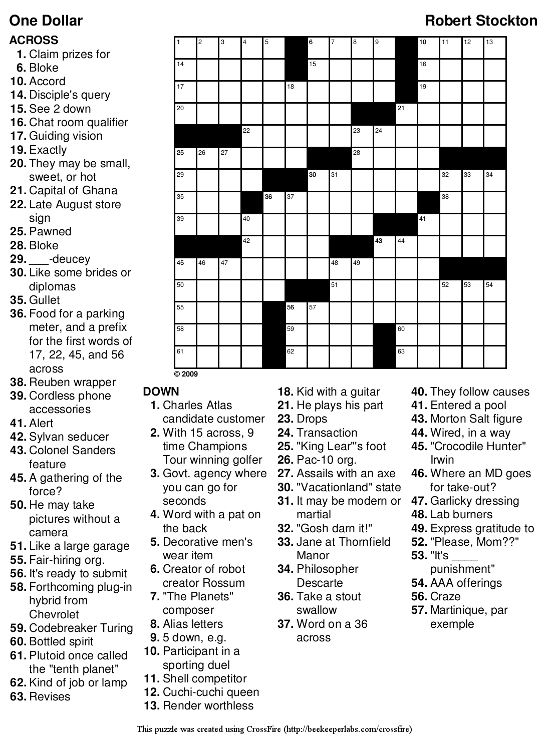 Beekeeper Crosswords