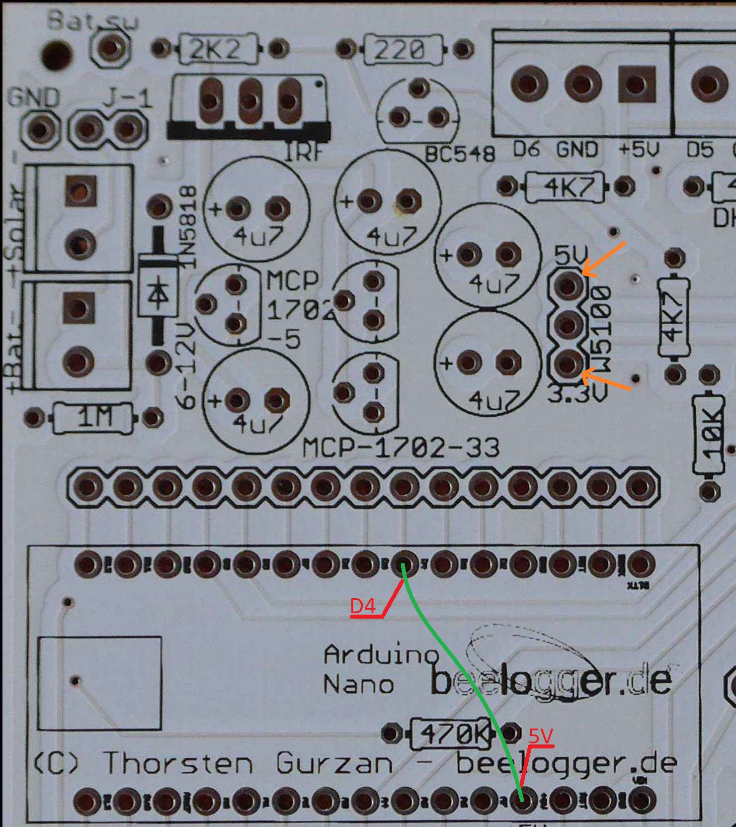 beeloggerUniversal Inbetriebnahme Arduino Datenlogger mit Stockwaage