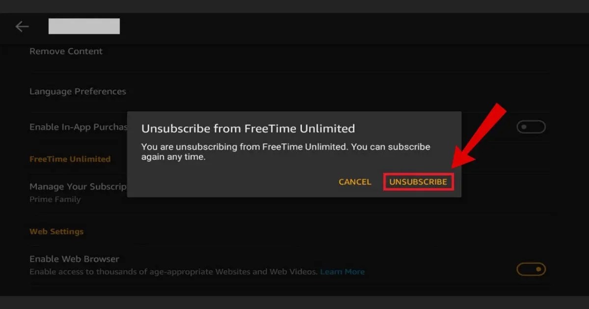 How to Cancel Amazon FreeTime Subscription/Membership?