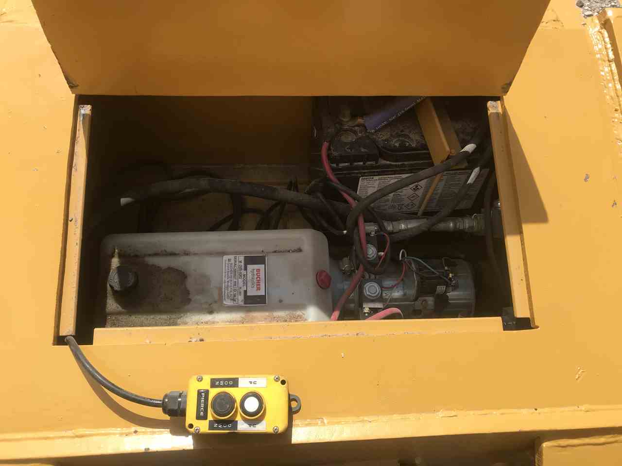 1990 Load King 4 Axle Folding Neck Oilfield Lowboy w/Hydraulic Ramps Beeman Equipment Sales