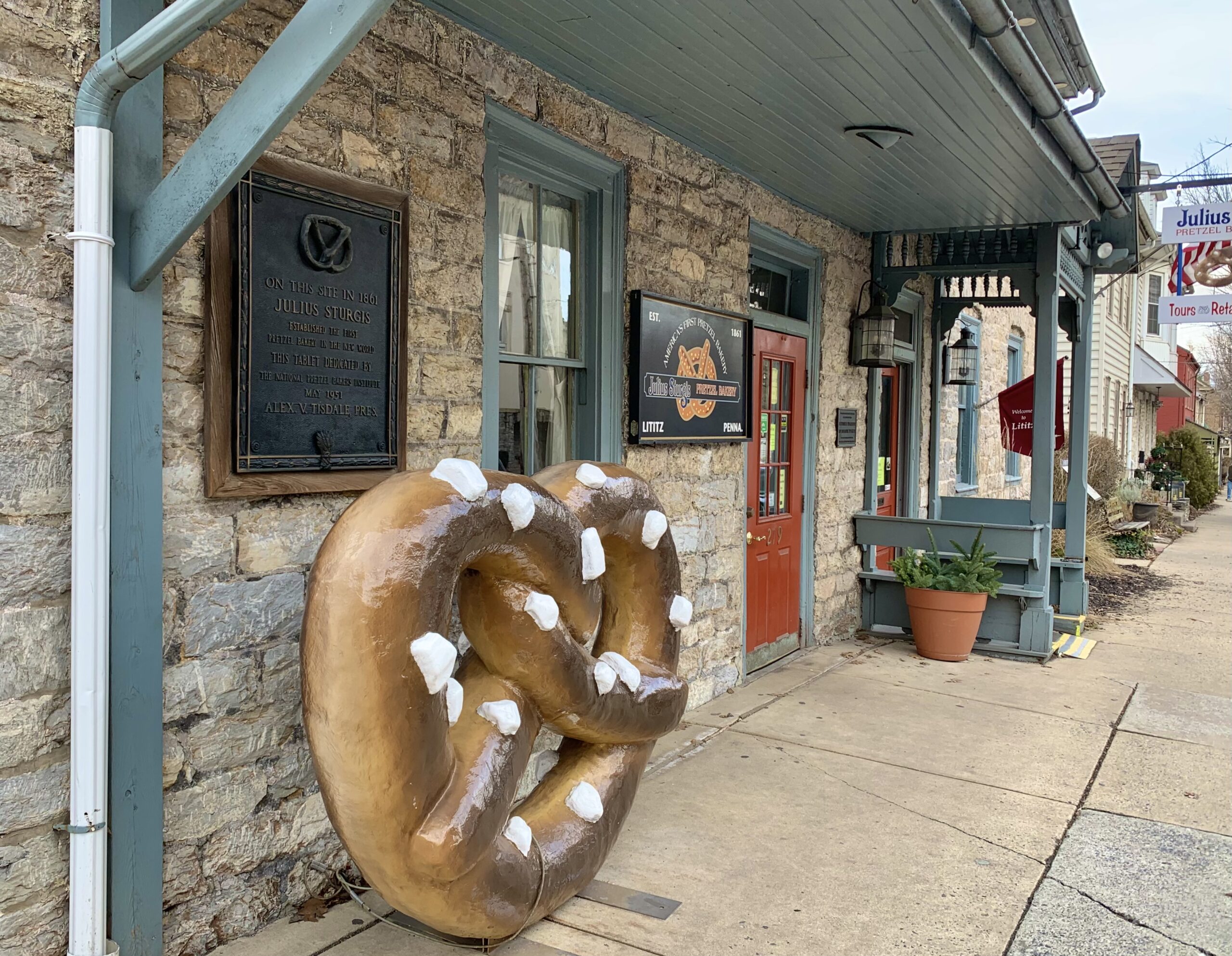 Julius Sturgis Pretzel Bakery Lititz, PA Been There Done That with Kids