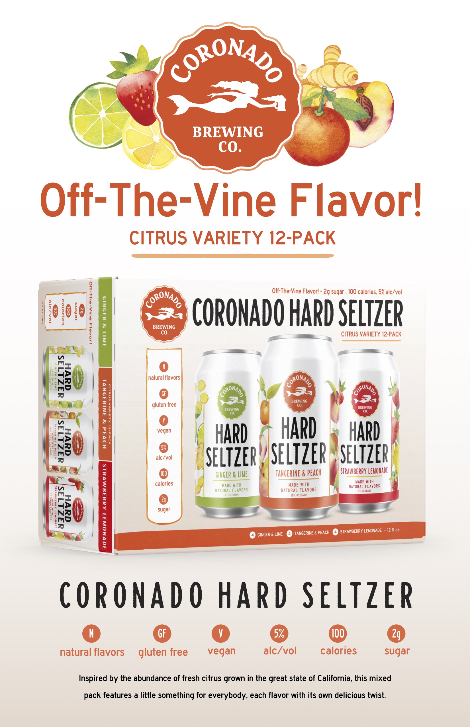 Coronado Brewing Introduces FruitForward Hard Seltzer BeerAlien