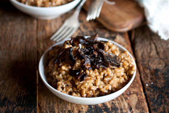 Lezatnya Resep Risotto Farro Brown Ale dengan Jamur