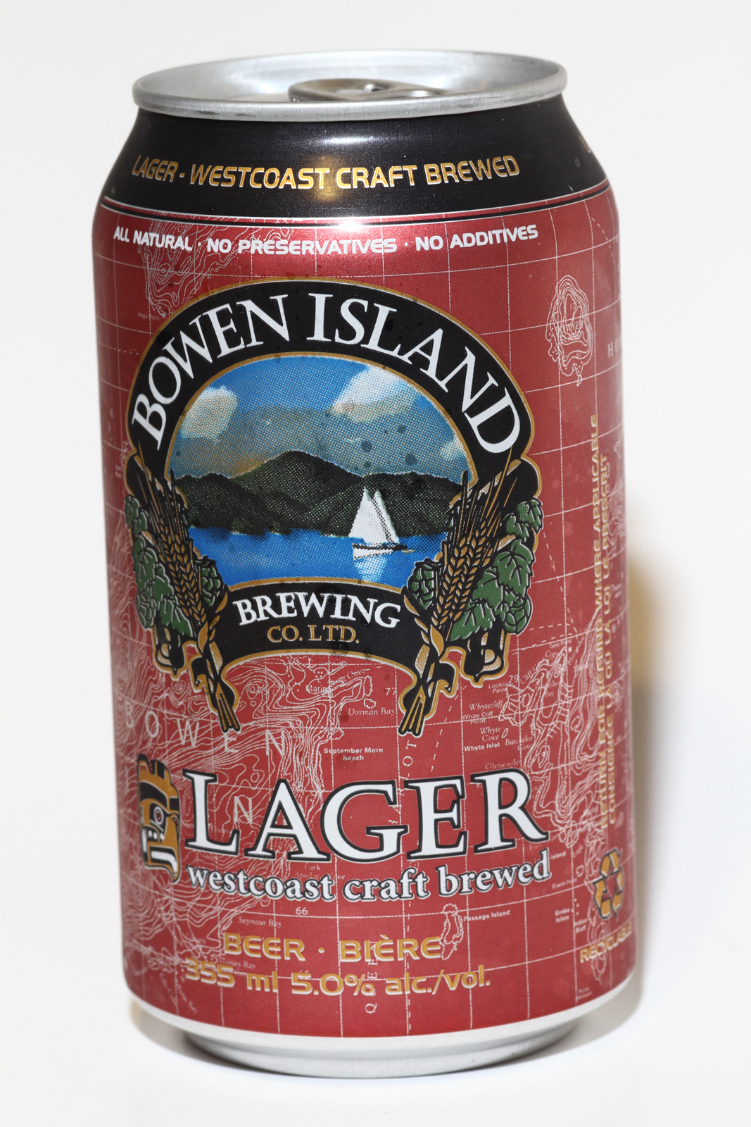 Bowen Island Brewing Co. Lager Beer Me British Columbia