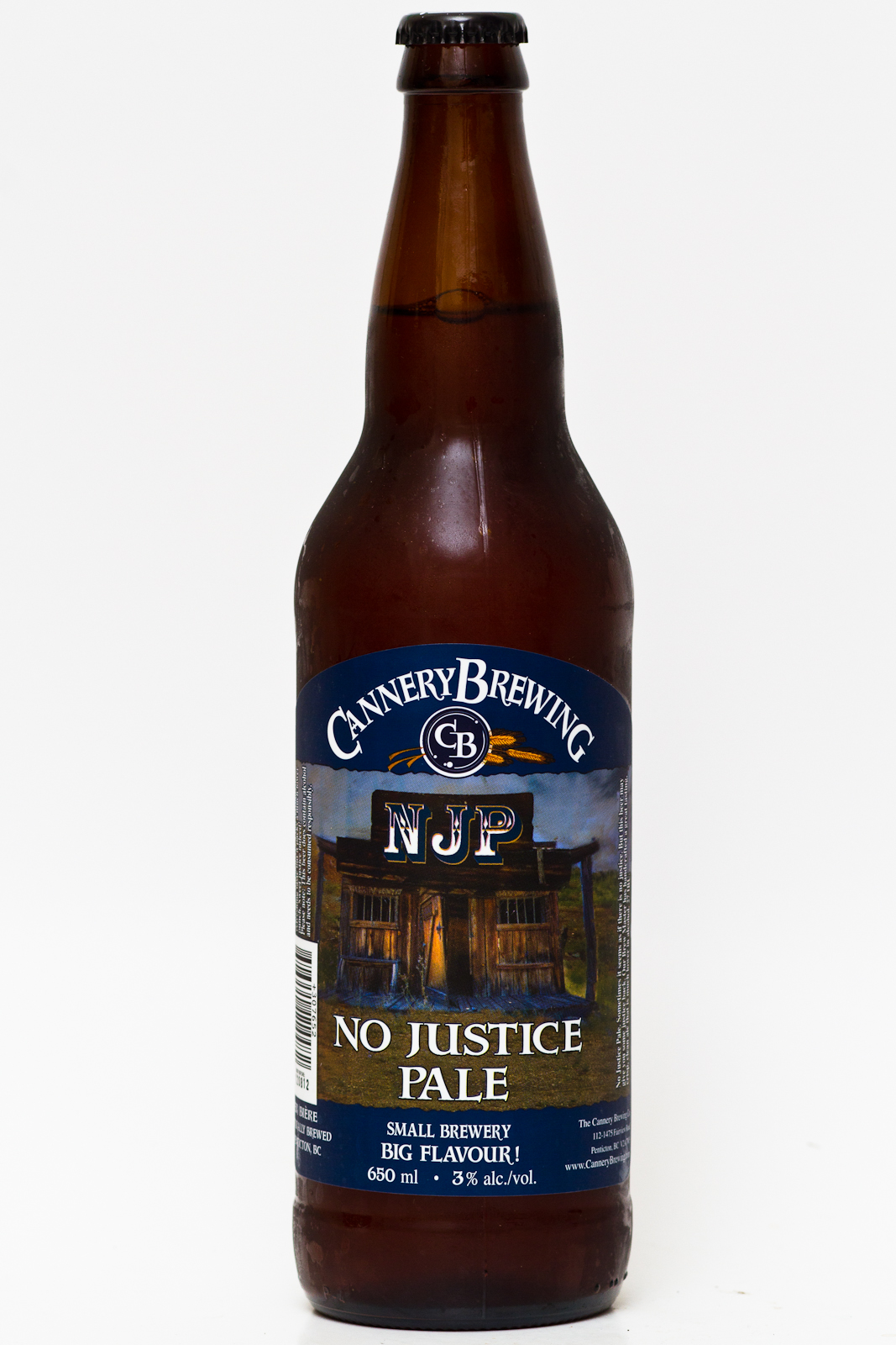 Cannery Brewing Co. No Justice Pale Ale Beer Me British Columbia