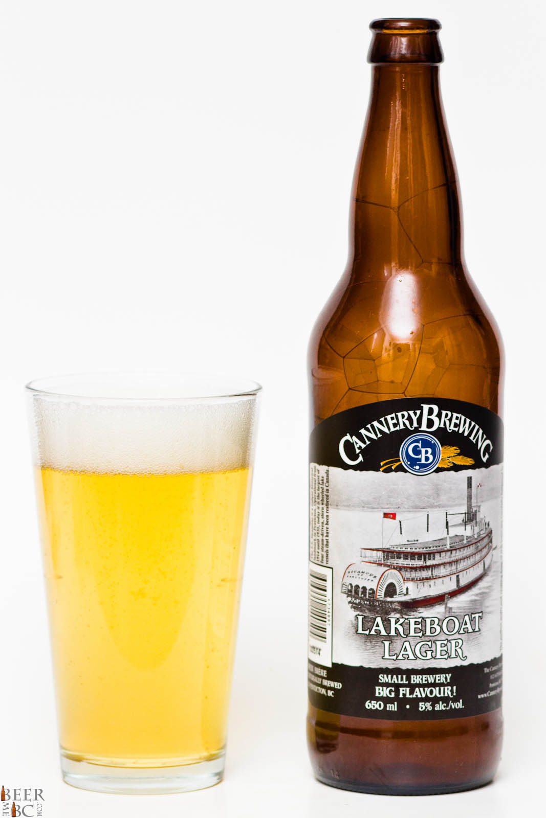 Cannery Brewing Co. Lakeboat Lager Beer Me British Columbia