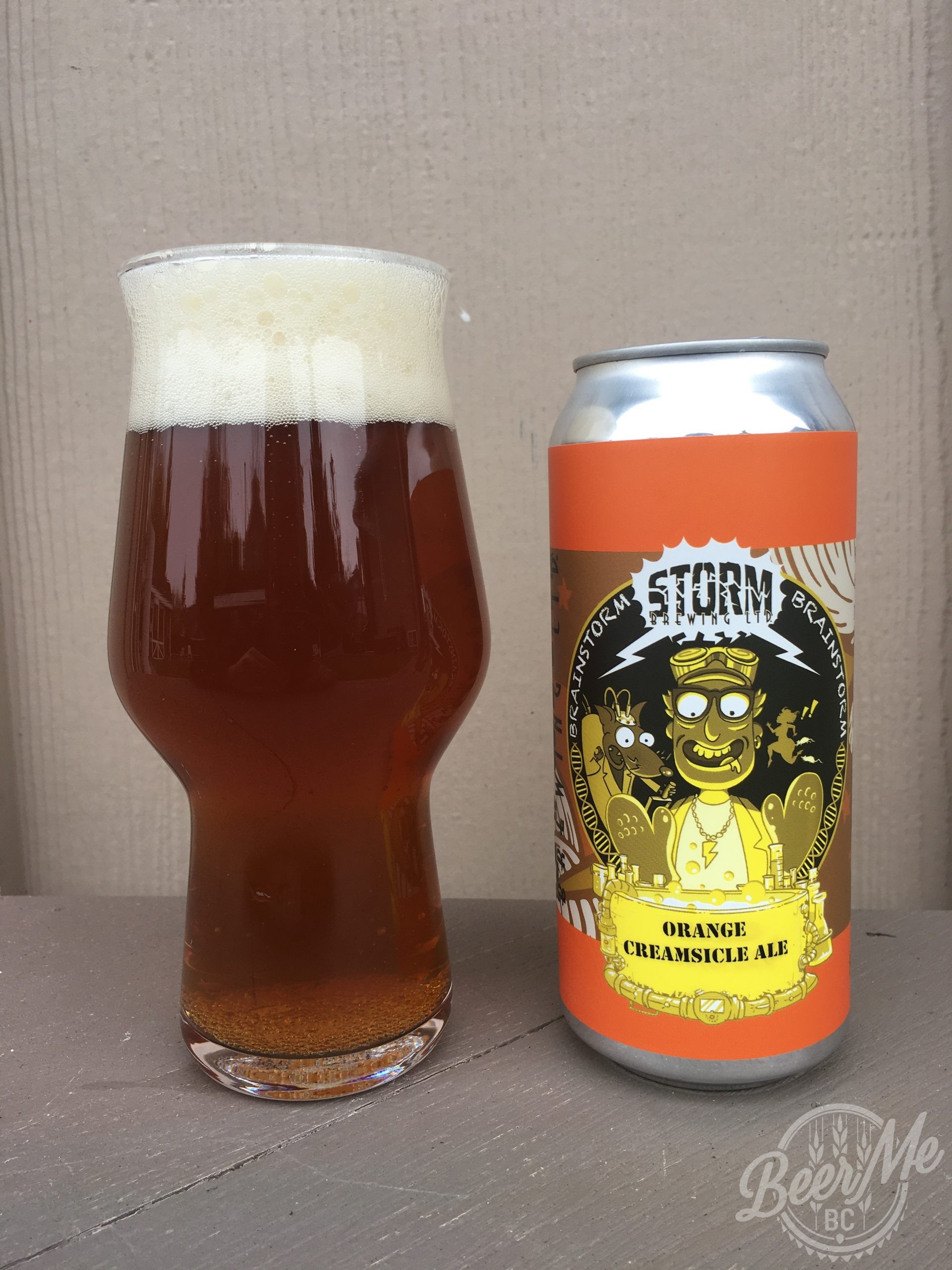 Storm Brewing Orange Creamsicle Ale Beer Me British Columbia