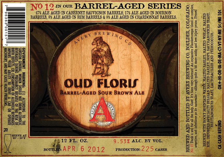 Avery Oud Floris Barrelaged Sour Brown Ale to be released on June 24th