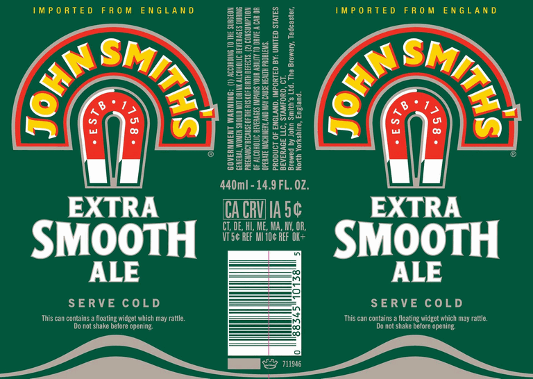 John Smith's Extra Smooth Ale to be imported by United States Beverage