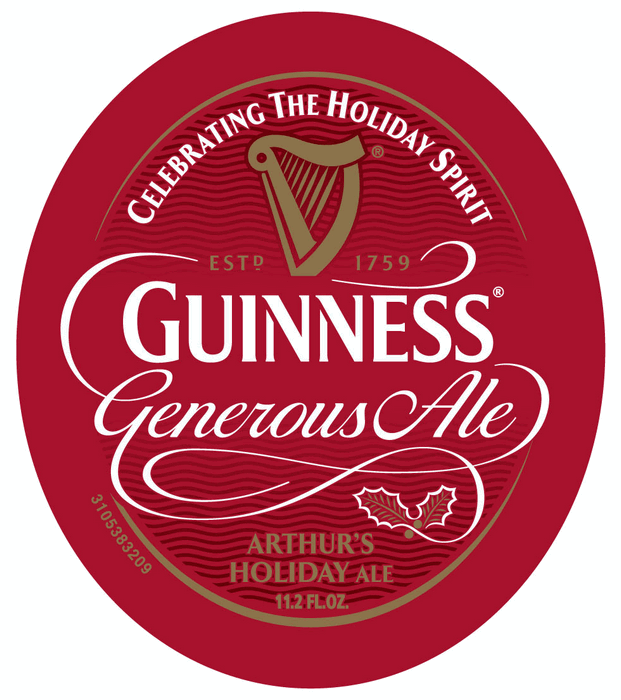Guinness Generous Ale now available in Winter Selection Variety pack