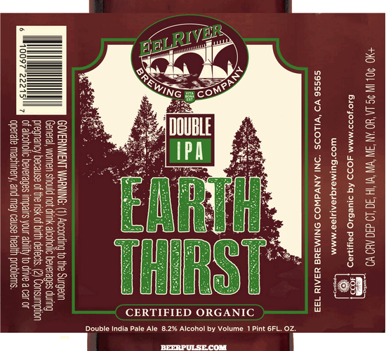 Eel River Earth Thirst Double IPA returns in late March BeerPulse