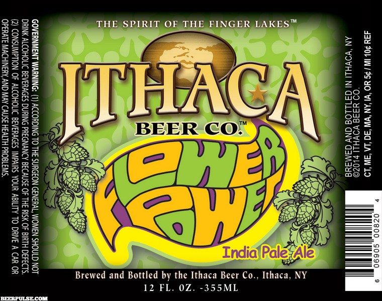 Ithaca Flower Power IPA BeerPulse