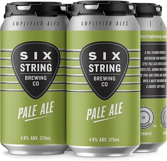 Six String Brewing Pale Ale 4.8 375mL Beer Rankings Australia