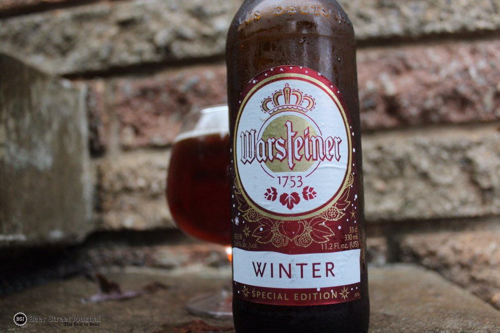 Warsteiner Winter bottle Beer Street Journal
