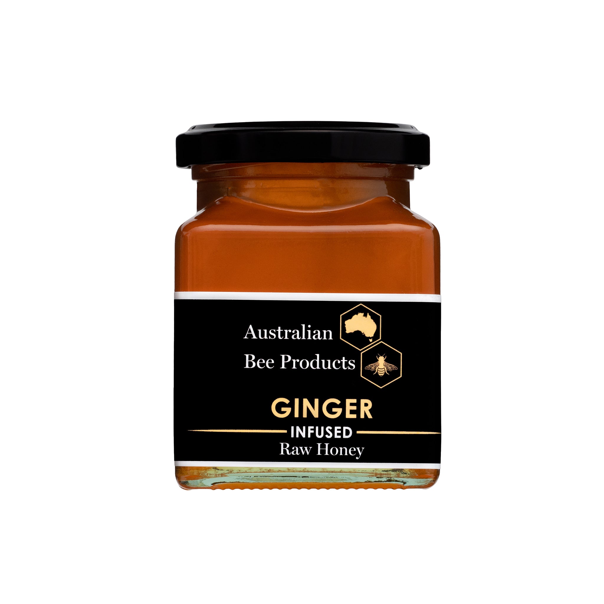 Australian Bee Products Ginger Infused Raw Honey 250g Bee Specific