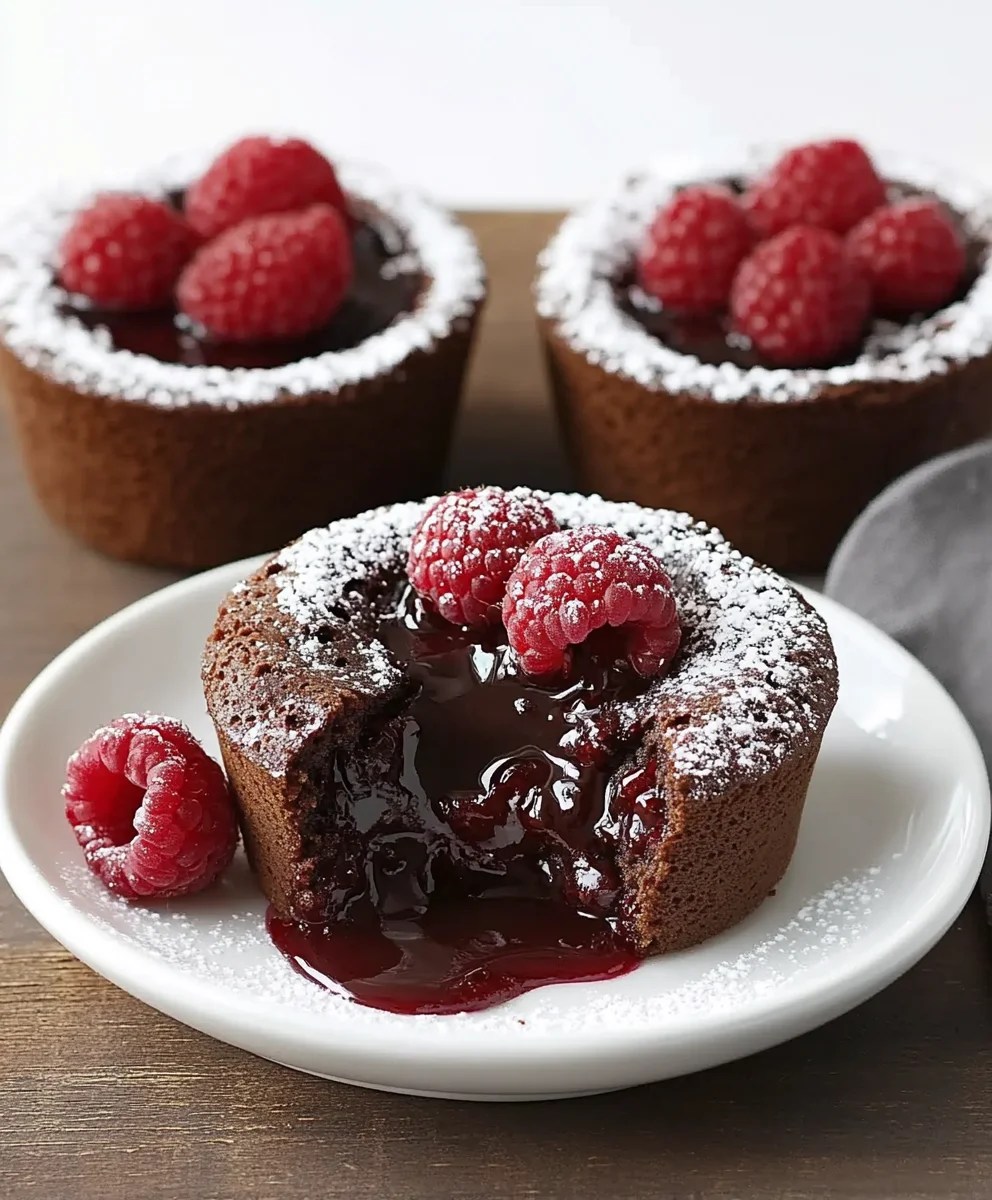 Raspberry Molten Chocolate Cake Best World Recipes