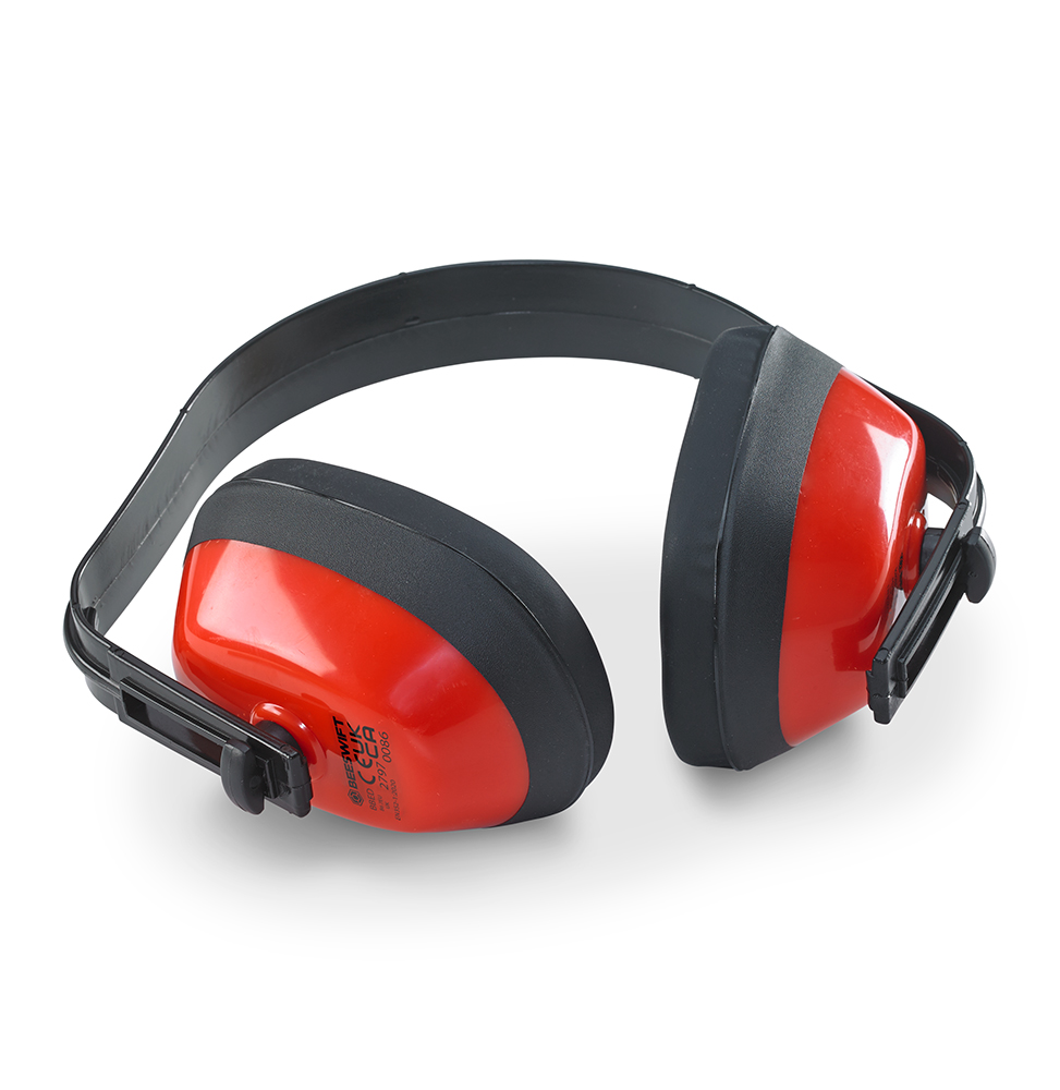 Beeswift Economy Ear Defenders RED BBED