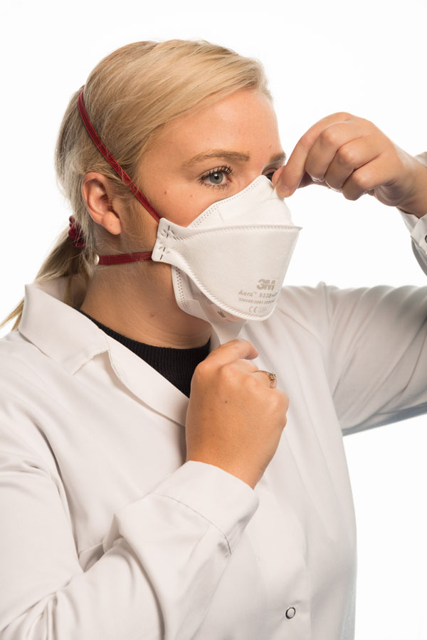 3M 9330+GEN3 AURA FFP3 MASK WHITE