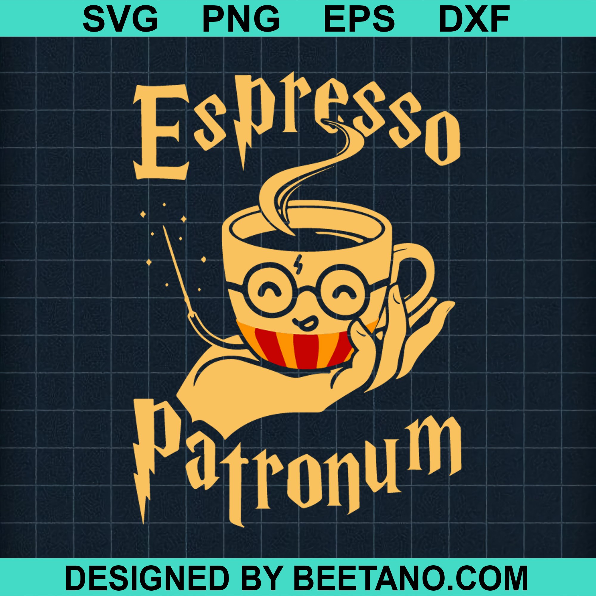 Espresso patronum harry potter coffee funny SVG cut file for cricut