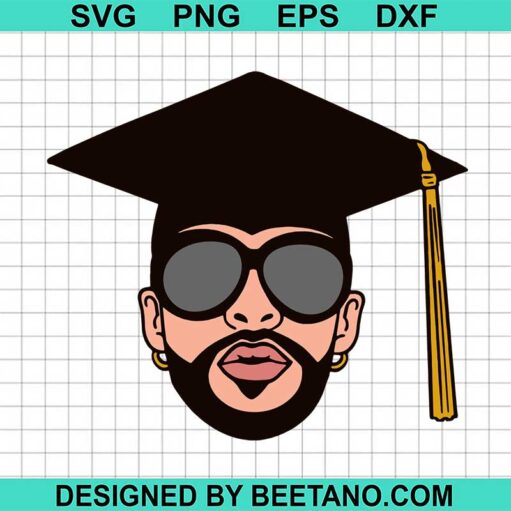 Bad Bunny Graduation SVG, Bad Bunny SVG, Graduate SVG