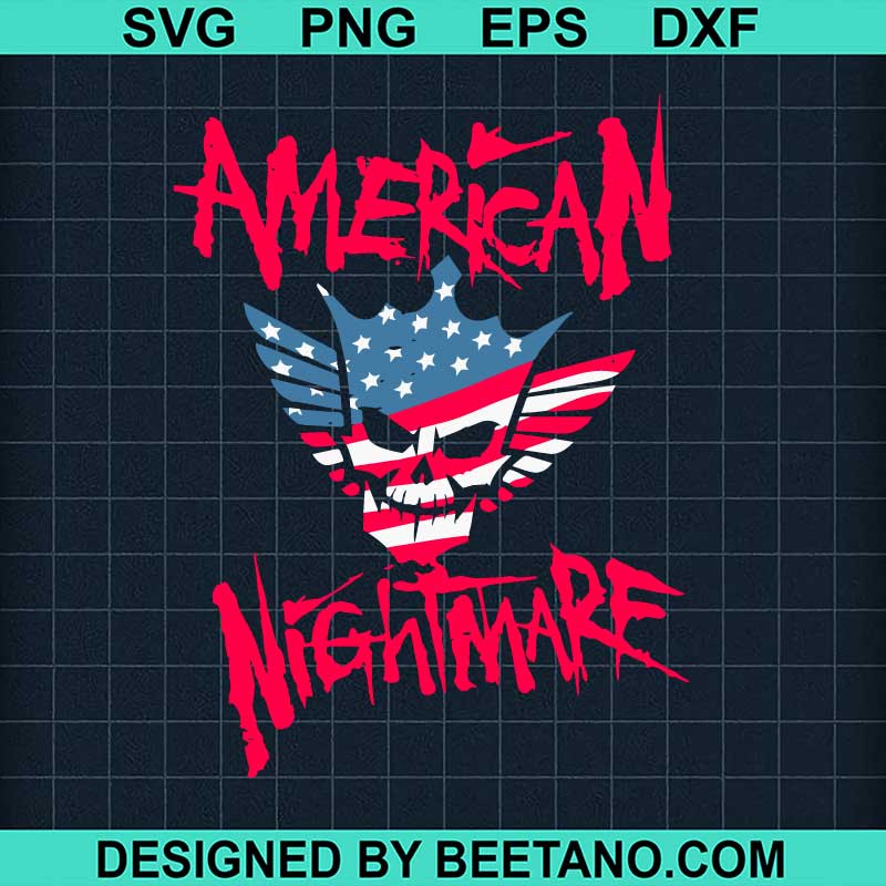 American Nightmare SVG, WWE Cody Rhodes American Nightmare Logo SVG