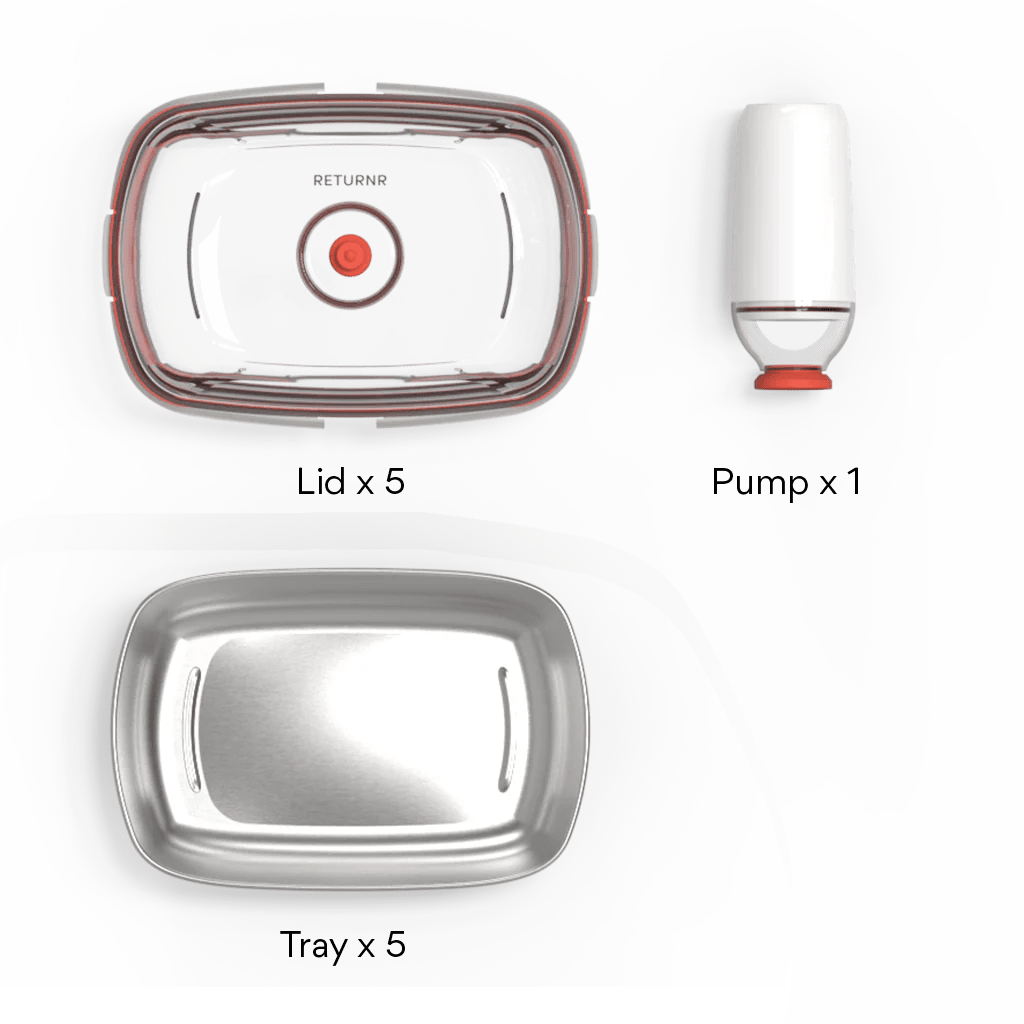 Vacuum Tray pack of 5 BeetBox