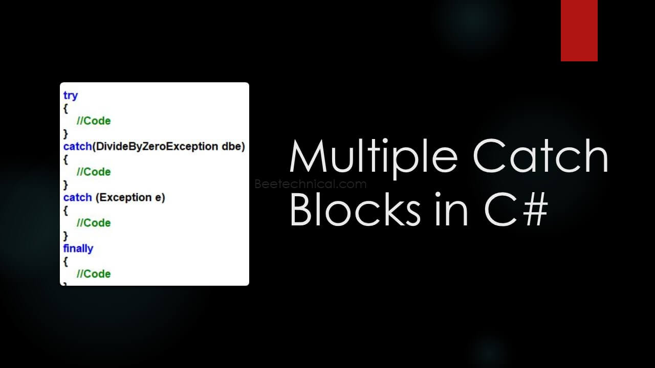 Tricky Top 5 Exception Handling in C Interview Questions