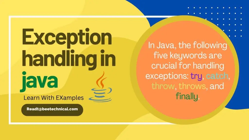 Java Exception Handling Try, Catch & Finally 2023