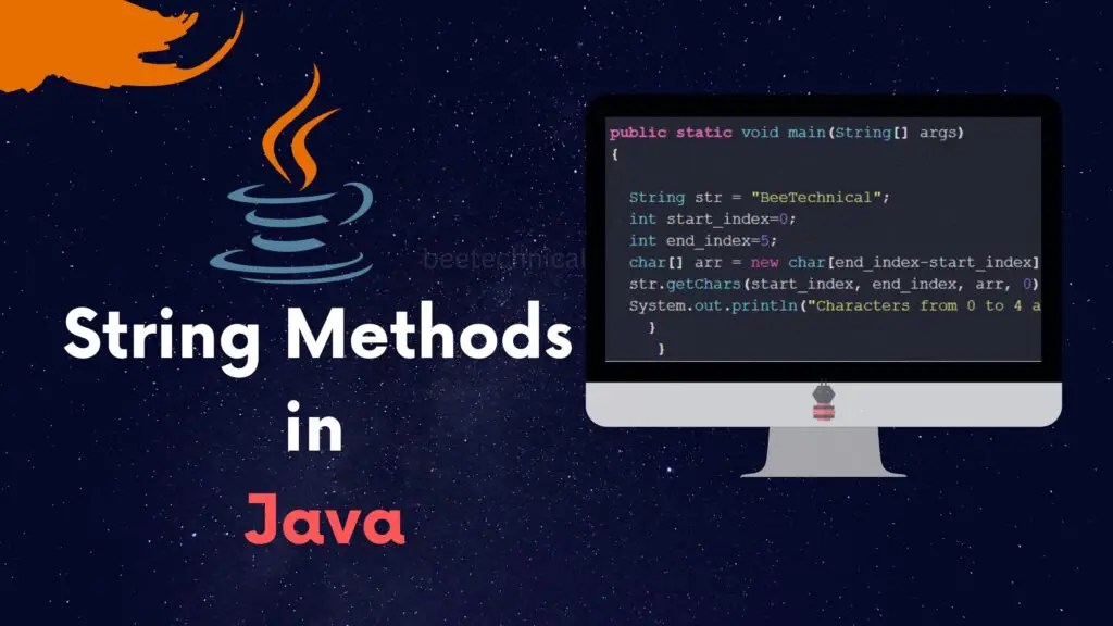 Complete Guide on Java String Methods 2022 Beetechnical