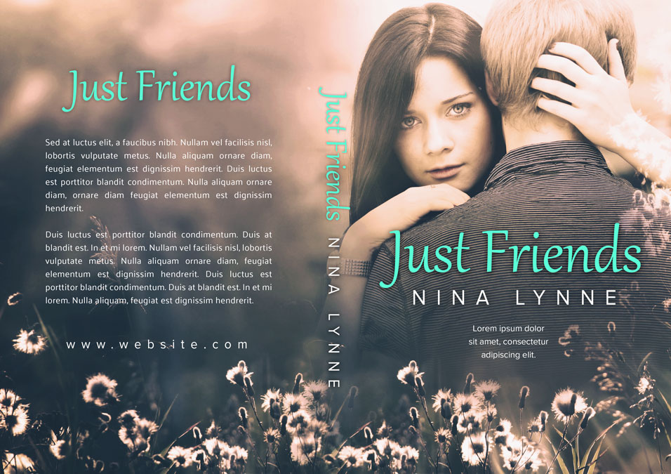 Just Friends Young Adult Romance Premade Book Cover For Sale