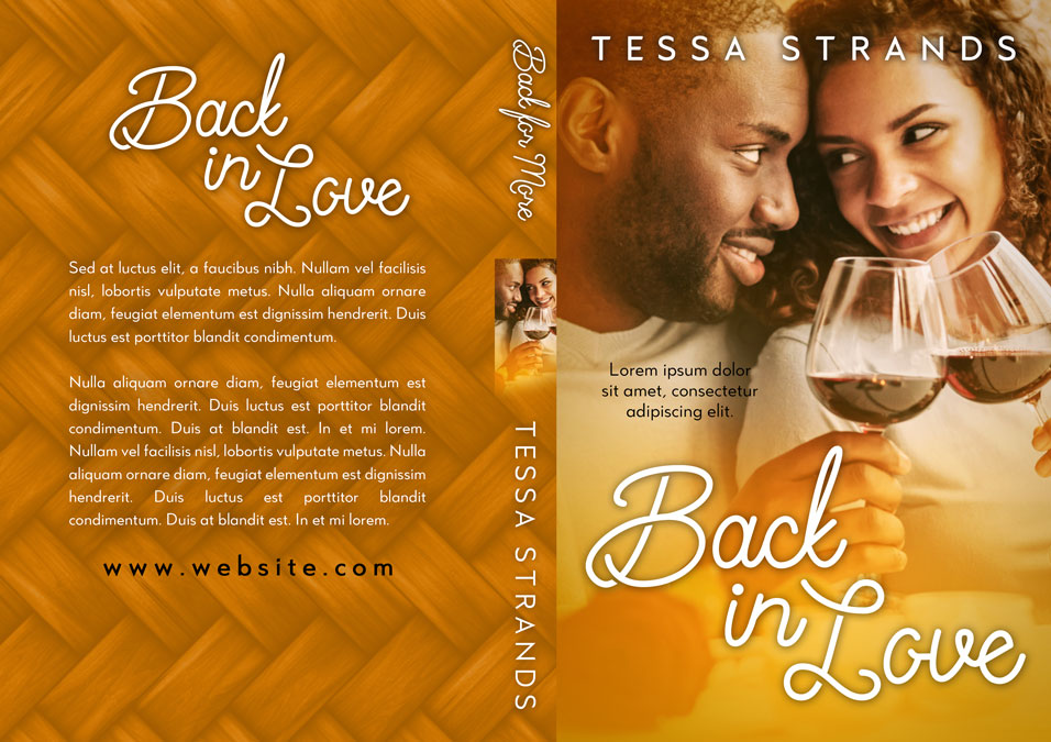 Back In Love AfricanAmerican Romance Premade Book Cover For Sale