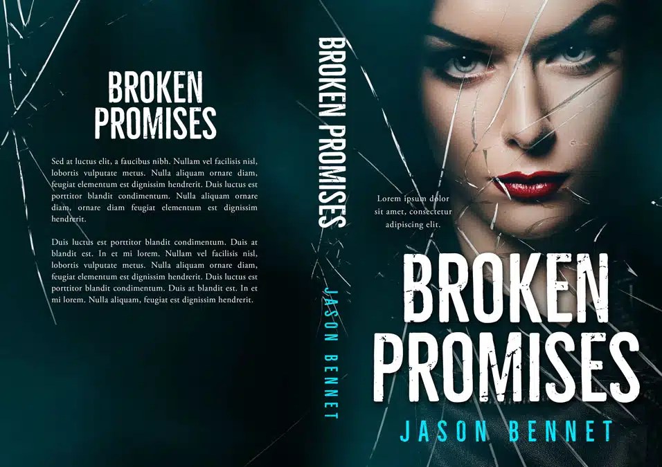 Broken Promises Mystery / Thriller / Suspense Premade Book Cover For